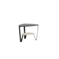 Dino Glass 3 Legs End Table with Storage by BDI