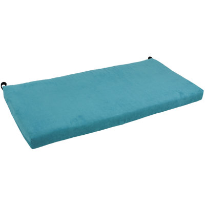 Microsuede Indoor Bench Cushion by Highland Dunes