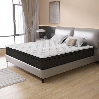 8"/10"/12"/14" Medium Pocket Spring Hybrid Mattress with CertiPUR-US Certified Foam by Alwyn Home
