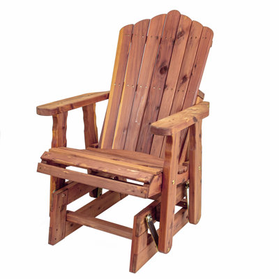 Aromatic Red Cedar Wood Outdoor Glider Chair by American Furniture Classics