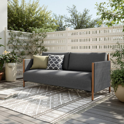 Bubbled All-Aluminum 2-Seat Sofa With Quilted Wrap by ASCreate