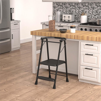 COSCO 2-Step Kitchen Stepper Adult Folding Step Stool, Kids Folding by COSCO