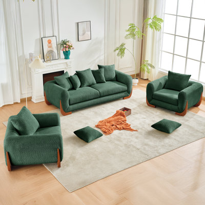 Venissa 3 - Piece Bouclé Living Room Set by Ivy Bronx