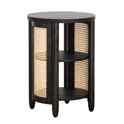 Color Solid Wood End Table by AKLOV