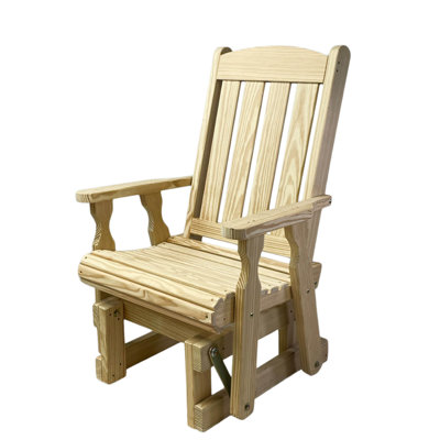 Heavy Duty 600 Lb High Back Mission Treated Glider Chair by Amish Casual