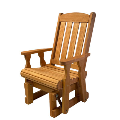 Heavy Duty 600 Lb High Back Mission Treated Glider Chair by Amish Casual