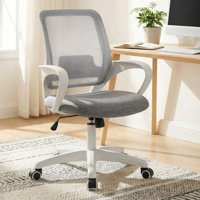 Nectara Space-Saving Ergonomic Home Office Chair with Mesh Back and Armrests by Inbox Zero