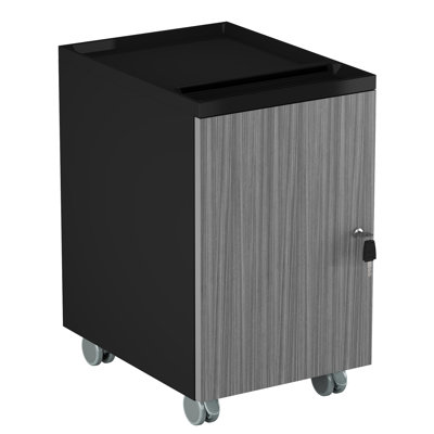 1-Drawer Mobile Vertical Filing Cabinet by ALFA Furnishing