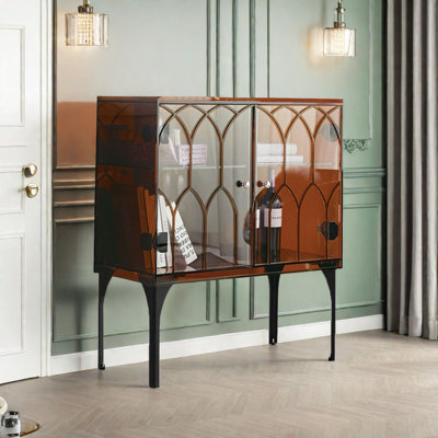Retro Light Luxury Accent Cabinet Accent Cabinet by Atta Avenue