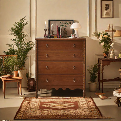 Simple Retro Practical Accent Cabinet Solid Wood Accent Chest by Atta Avenue