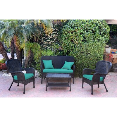 Bellas 4 Piece Sofa Set with Cushions by August Grove