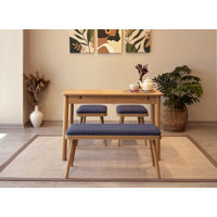 Duguay Extendable Dining Table & Chairs Set (4 Pieces) by George Oliver