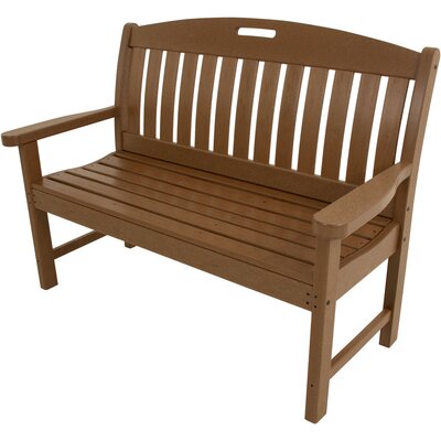Stines Plastic Garden Bench by August Grove