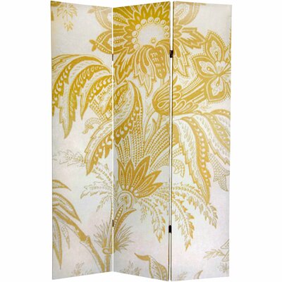Jakob 47.63" W x 71" H 3- Panel Folding Room Divider by August Grove