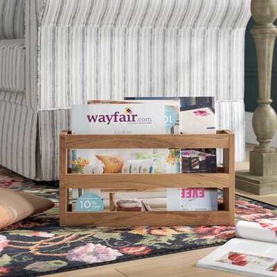 Tippett Double Wide Magazine Rack by August Grove