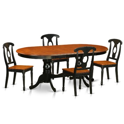 Pilcher Butterfly Leaf Solid Wood Dining Set by August Grove