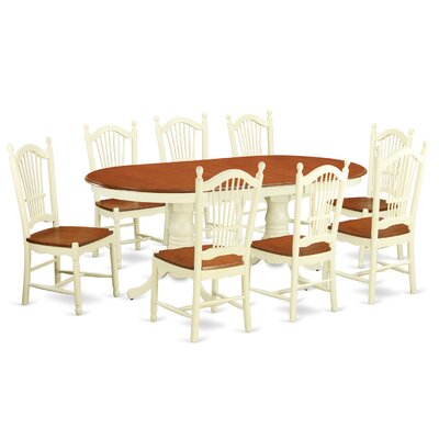 Pilcher Butterfly Leaf Solid Wood Dining Set by August Grove