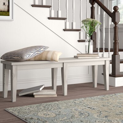 Bridgewater Wood Bench by Sand & Stable