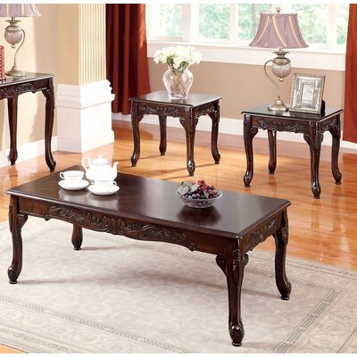 Corington 3 Piece Coffee Table Set by Fleur De Lis Living