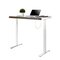 Seville Classics AIRLIFT48" W Electric Adjustable Height Tempered Glass Desk by Seville Classics AIRLIFT