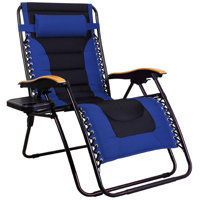 Padded Reclining Zero Gravity Chair with Cushion by MAISON ARTS