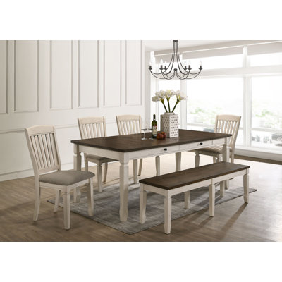 Arjane Upholstered Side Chair in Tan and Cream (Set of 2) by August Grove