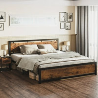 Jacarla 40.7" Bed Frame by 17 Stories