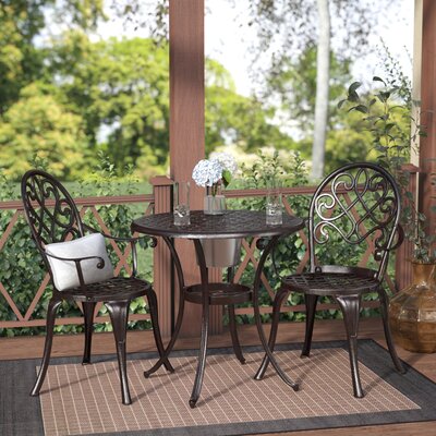 Chestnut Street 3-Piece Outdoor Bistro Set