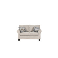 Parishville 61" Round Arm Loveseat by Alcott Hill