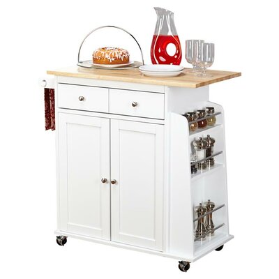 Ferraro Kitchen Cart by Alcott Hill