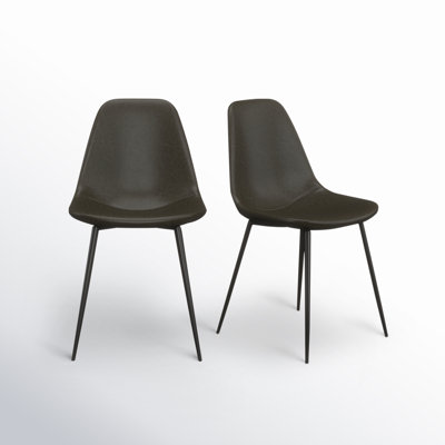 Kody Vegan Leather Side Chair by AllModern