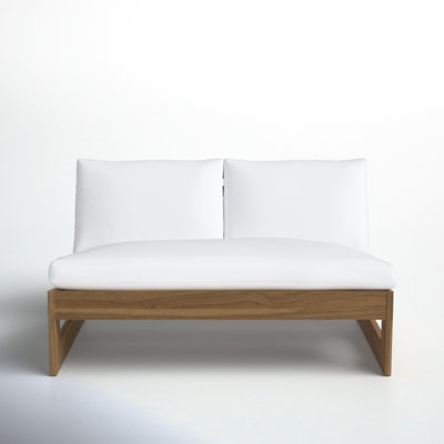 Louise 43" Wide Loveseat with Cushions by AllModern