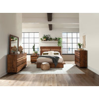 Winslow 5-Piece Eastern King Bedroom Set Smokey Walnut by Millwood Pines