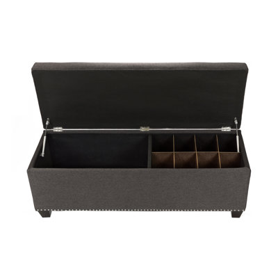Lalonde Upholstered Flip Top Storage Bench by Alcott Hill