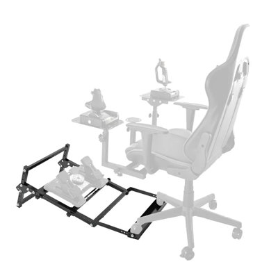 Anman Racing Simulator Pedal Mount Stand With Seat Slot To Match Racing Seat by Anman