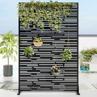 Metal Privacy Screen Panel Pattern by Dovelina