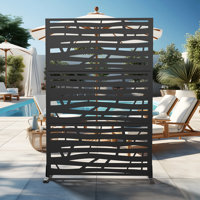 Privacy Screen Metal Fence Panel by Dovelina