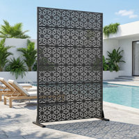 Outdoor Metal Privacy Screen by Dovelina