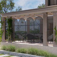 Arch Outdoor Metal Privacy Screen by Dovelina