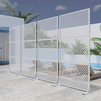Outdoor Metal Privacy Screen by Dovelina