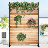 72" x 47" Outdoor Metal Privacy Screen Fence Panel by Dovelina
