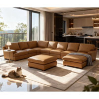 Aness Modular Corner Sectional with Ottoman by Lark Manor
