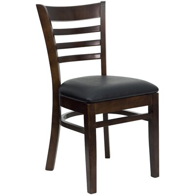 Lyman Ladder Back Wooden Restaurant Chair by Andover Mills
