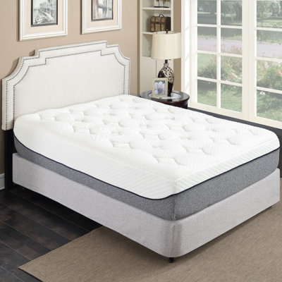 Fritts 13 in. Medium Gel Memory Foam Mattress in a Box by Alwyn Home