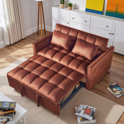 Montevia Sleeper Sofa, Sofa Bed- 2 in 1 Pull Out Couch Bed, Sofa Sleeper with Pull Out Bed by The Twillery Co.