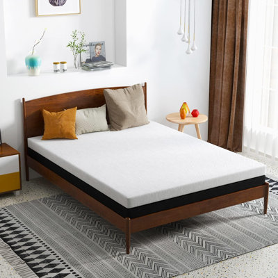 4 inch Mattress Topper, Double-layer 2 inch Memory Foam Mattress Topper & 2 inch Cool Pillow Top Mattress Pad for Back Pain Relief by Alwyn Home