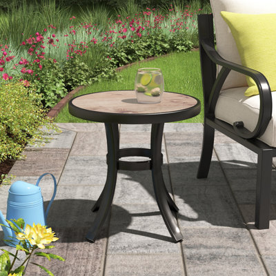 Birmadevi Patio Side Table by Wade Logan
