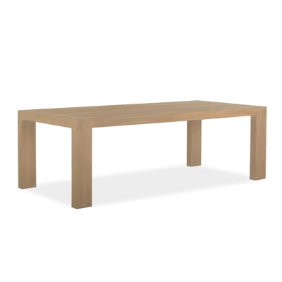 Messina 90" Teak Dining Table by Brownstone Furniture