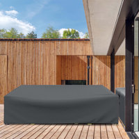 Debartolo Outdoor Rectangular with Windproof Buckles Water Resistant Patio Sectional Cover by Arlmont & Co.
