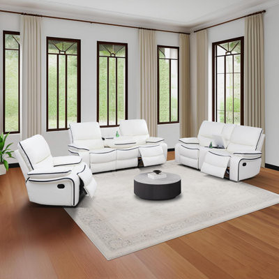 Ling 3-Piece Living Room Sofa Set by Ebern Designs